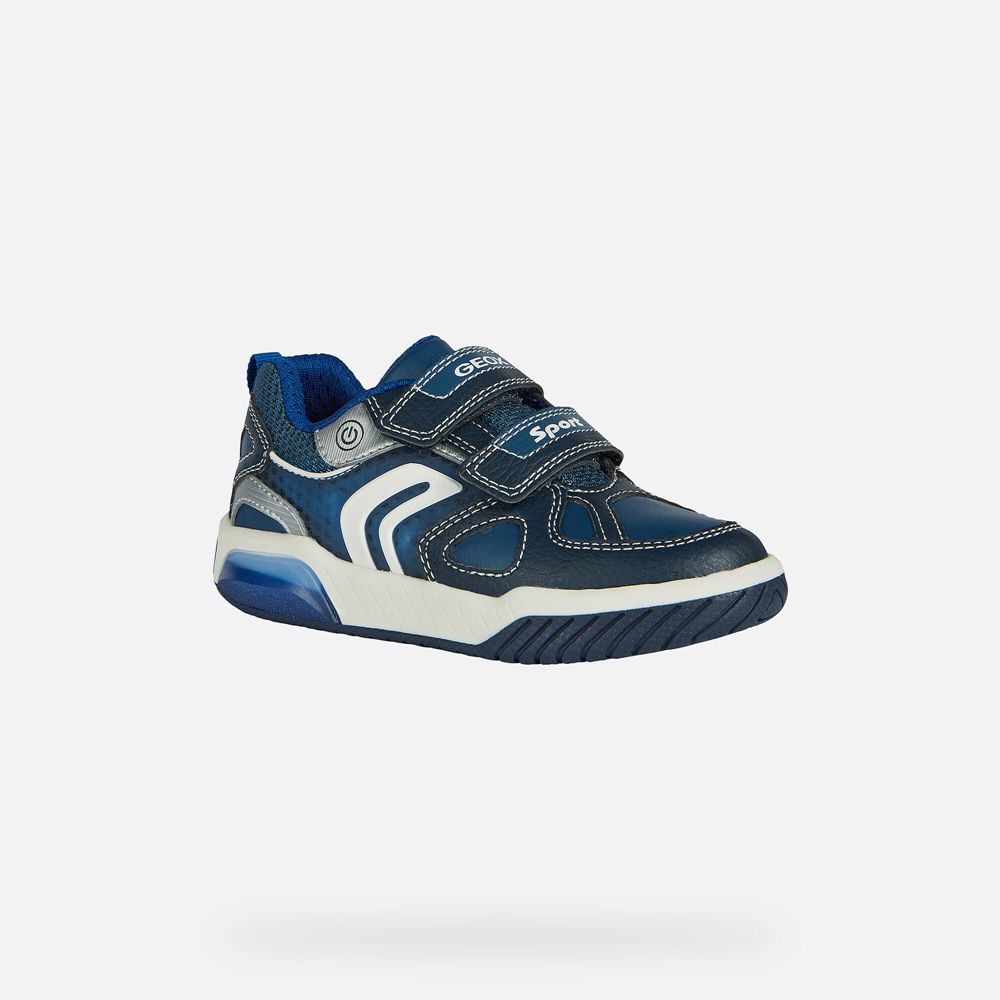 Geox Sneakers Navy Inek - Geox Boys Shoes - YQVROZ487